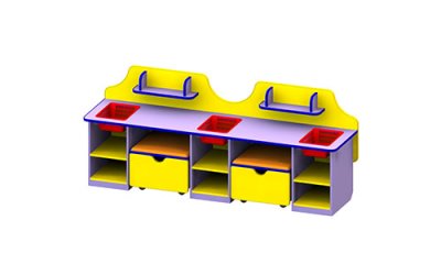 Дидактич.стол с пуф.без наполнения