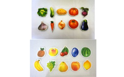 Дидактический набор на магнитах "Овощи, фрукты и ягоды"