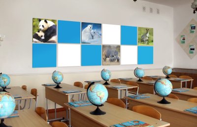 Магнитная панель 50х50 голубая 42205 галерея 5