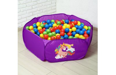 Палатка детская, сухой бассейн для шариков "Единорог"