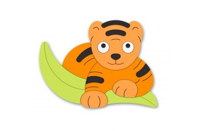Декорация "Тигренок" 78х58 см