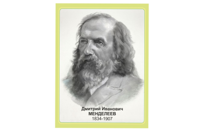 Стенд "Портрет Менделеев Д.И."