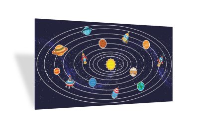 Комплект деревянных магнитов "Планеты и космические летательные аппараты" 40414е2 галерея 1