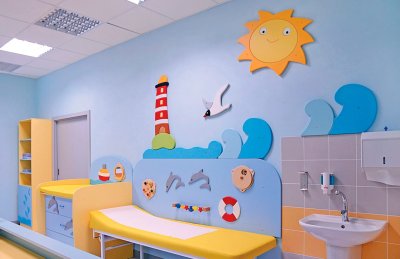 Уголок профориентации «Кабинет педиатра» в морском стиле.    галерея 1