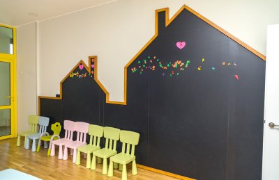 Проекты оформления пространства с использованием меловой пленки 40894 галерея 1