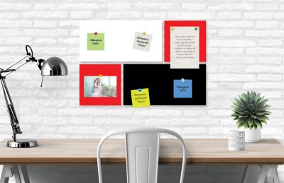 Базовая магнитная панель 25х25 алая 41934 галерея 3