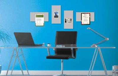 Базовая магнитная панель 50х25 светло-серая 41939 галерея 4