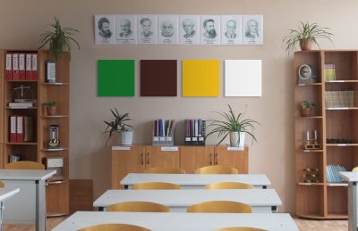 Базовая магнитно-маркерная панель 25х25 белая 42027 галерея 5