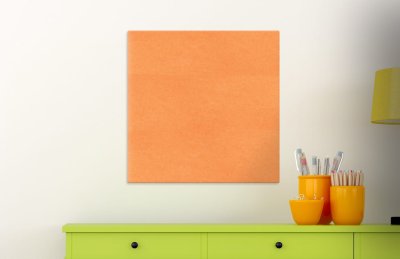 Стенд из эко-войлока 60х60 см. Оранжевый ЭС-27.6060 галерея 1