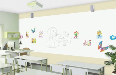 Оформление зоны доски "Пастель" ЗД-3 галерея 2