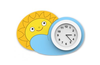 Настенные часы "Солнышко на облачке" 47380 галерея 2