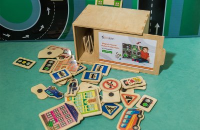 Комплект деревянных магнитов ПДД (60 шт) Эко формат! 10959е2 галерея 2