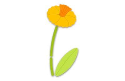 Декорация "Василек" 46х113 см 48646 галерея 2