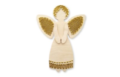 Набор для творчества String Art "Ангелок" Золото 45686g галерея 3