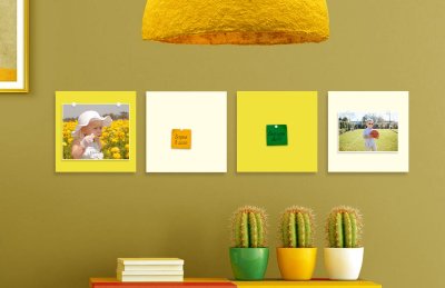 Базовая магнитная панель 25х25 лимонно-желтый 41936 галерея 1