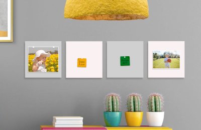 Базовая магнитная панель 25х25 светло-серая 42089 галерея 2