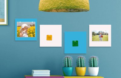 Базовая магнитная панель 25х25 голубая 41937 галерея 1