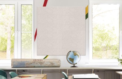 Стенд из эко-войлока 120х120 см. Лен ЭС-02.120120 галерея 1