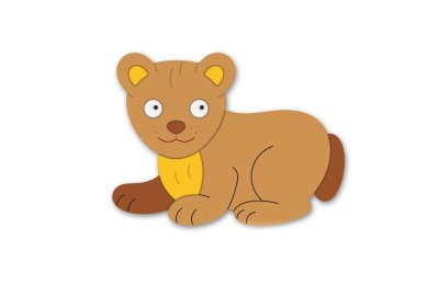 Декорация "Львенок" 78х58 см 46664 галерея 2