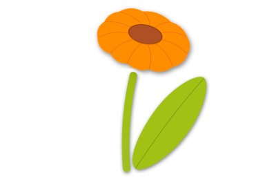 Декорация "Ромашка" 44х80 см 48627 галерея 4