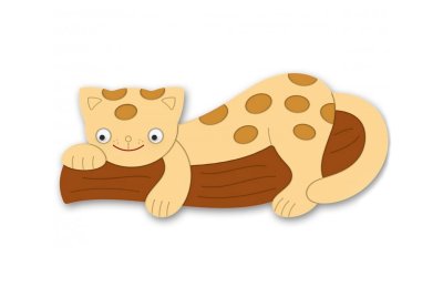 Декорация "Гепард" 88х38 см 46637 галерея 3