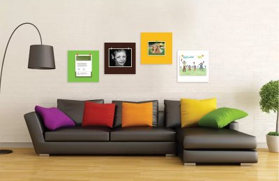 Композиция панелей Funny Squares (4 панели 50х50см) 41710 галерея 1