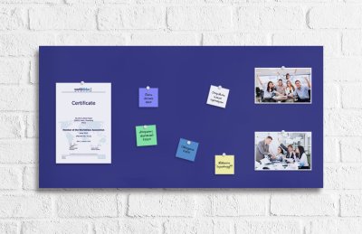 Базовая магнитная панель 100х50 ультрамариновая 41919 галерея 3