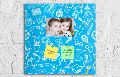 Комплект магнитно-маркерных панелей "Light Blue Design" 41969 галерея 2