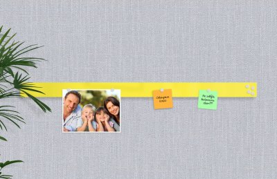 Базовая магнитная панель 100х7 лимонно-желтая 41952 галерея 3