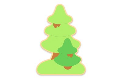 Комплект декораций "У елки" 51824 галерея 1