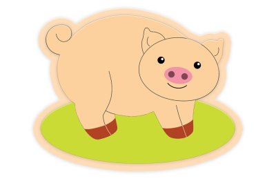 Комплект декораций из пластика "На ферме" 49623П галерея 4