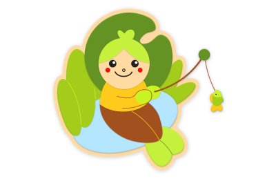 Комплект декораций "На пруду" 49653 галерея 1