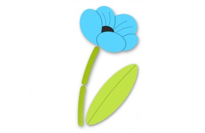 Декорация "Мак" 54х89 см 48628 галерея 3