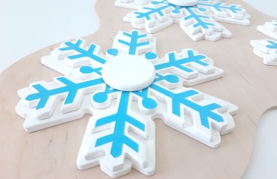 Бизиборд "Снежинки" 41568 галерея 1