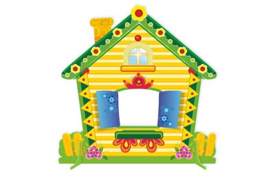 Двусторонняя мини-декорация "Теремок. Лето-Зима" 50930 галерея 2