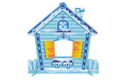 Двусторонняя мини-декорация "Теремок. Лето-Зима" 50930 галерея 1