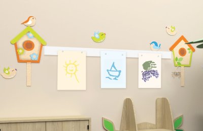 Базовая магнитная панель 100х7 см белая 41385 галерея 3