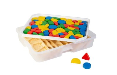 Комплект деревянных вкладышей Геометрия / в системе хранения 7713рос галерея 1