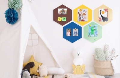 Магнитная панель "Сота" ментоловая 42519 галерея 3