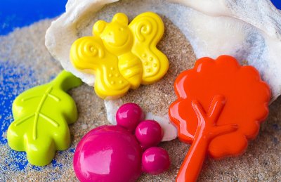Комплект формочек для игр с песком / 54 шт 8049Р галерея 1