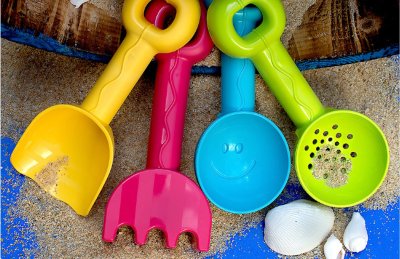 Комплект Мини инструменты для игр с песком 40 шт. в системе хранения 8114Р галерея 1