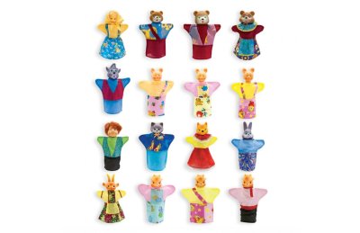 Кукольный театр Сказки о животных 16 персонажей / в системе хранения 7218рос галерея 1