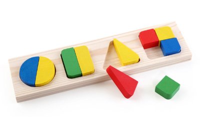 Комплект деревянных вкладышей Геометрия / в системе хранения 7713рос галерея 2