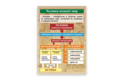 Стенд "Человек познает мир"