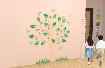 Демонстрационная система "Дерево" с прищепками для рисунков 40533 галерея 5