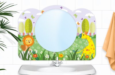 Зеркало "Веселое Сафари"