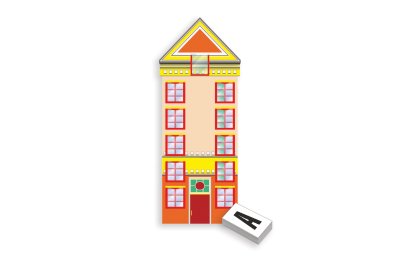 Стенд-пособие Домик Гласных Букв