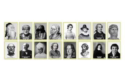 Комплект портретов философов
