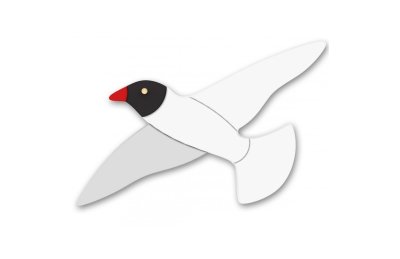 Декорация "Чайка Робин" 58х38 см