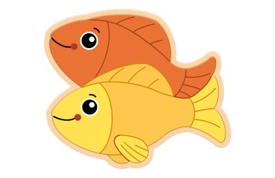 Декорация "Рыбки" 44х38 см